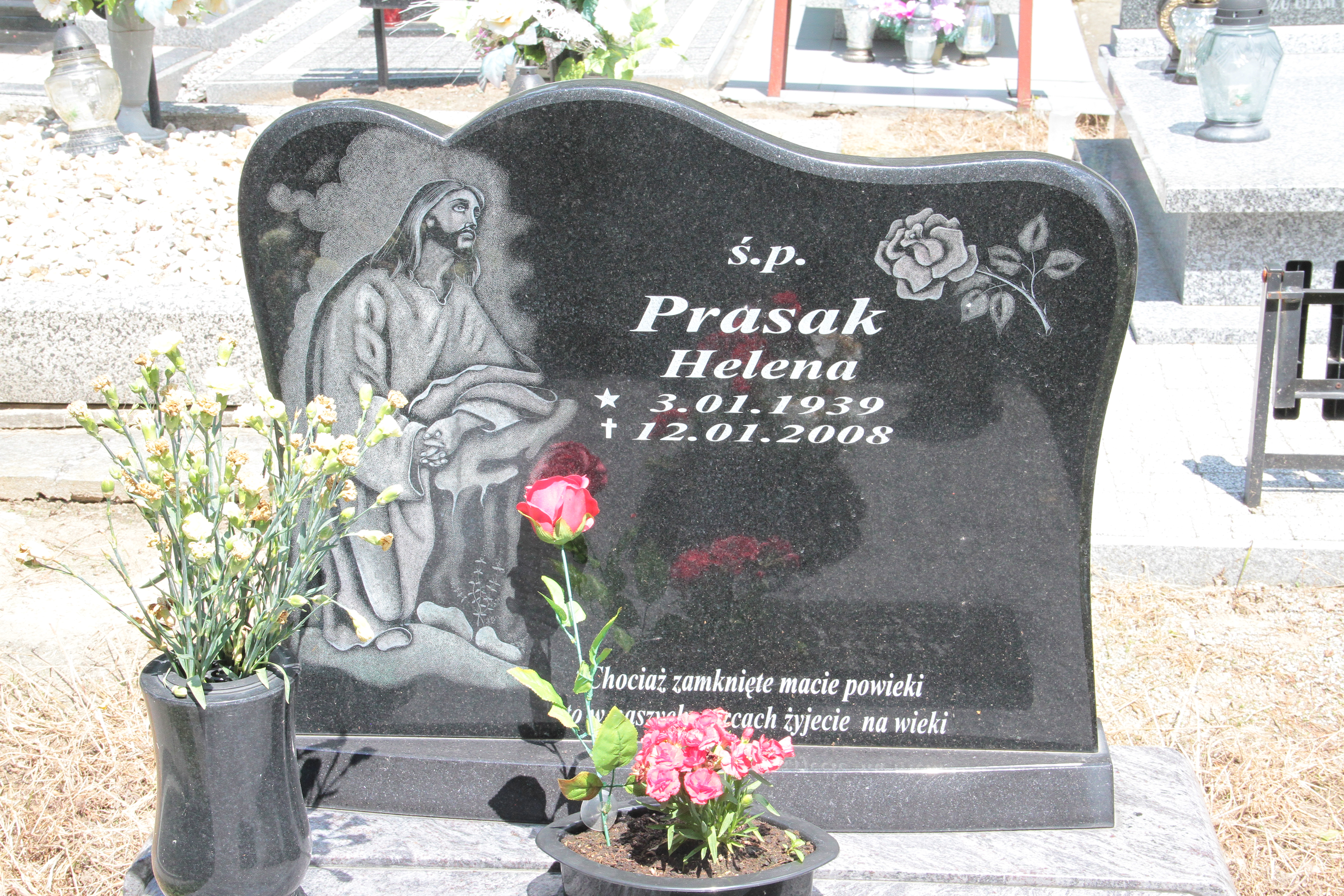 Grób Helena Prasak
