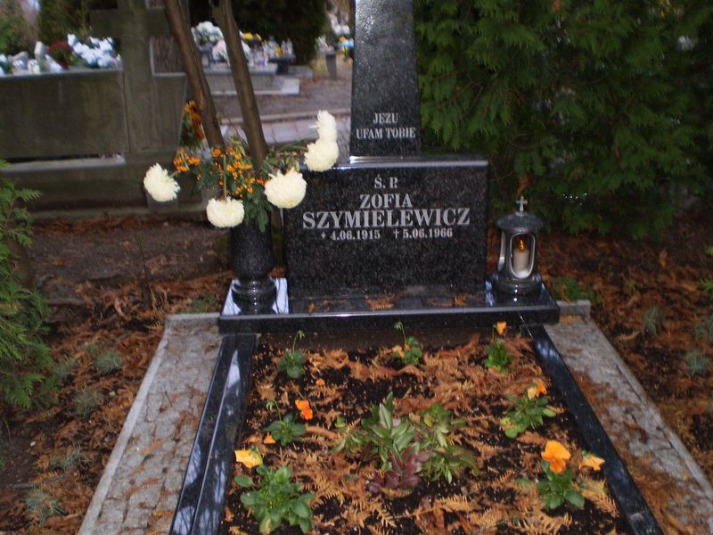 Grób Zofia Szymielewicz