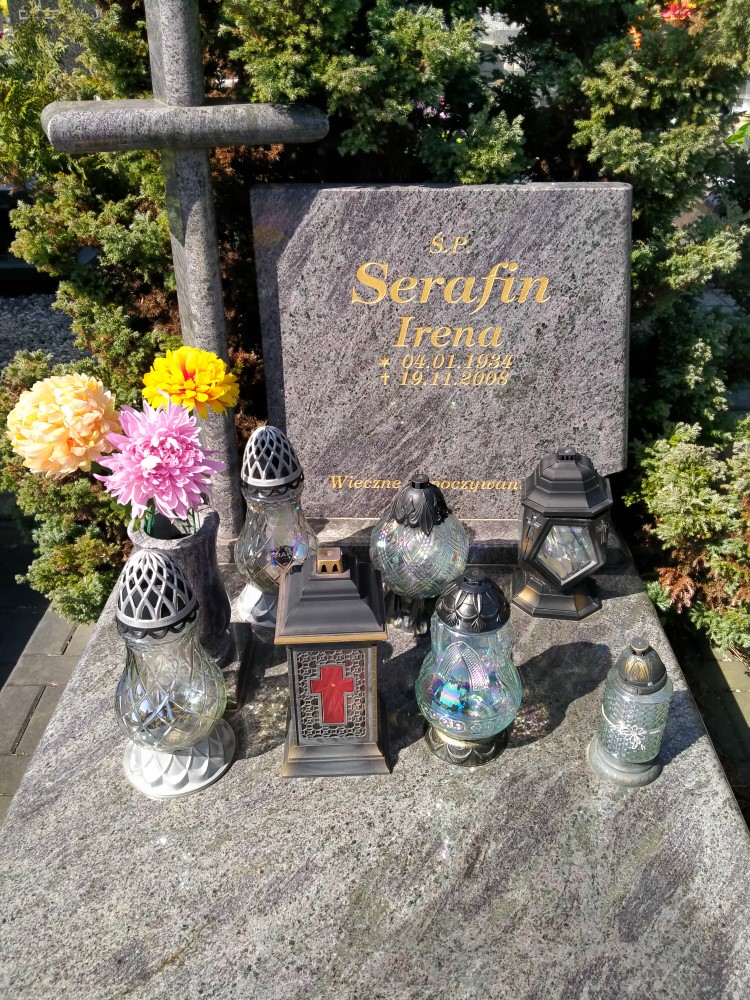 Irena Serafin 1934 Nysa - Grobonet - Wyszukiwarka osób pochowanych