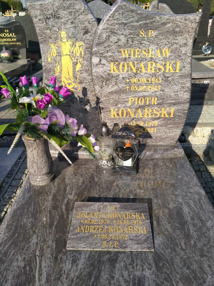 Wiesław Konarski 1945 Nysa - Grobonet - Wyszukiwarka osób pochowanych